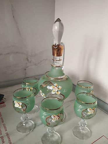 dekor vitrin: Klassik üslubda masa dəsti – dekorativ porcelan və şüşə aksessuarlar — 3