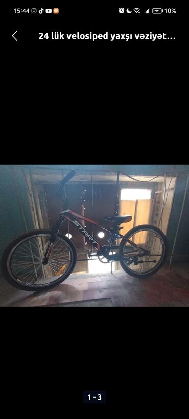 İdman velosipedləri: İşlənmiş BMX velosipedi Start, 24", sürətlərin sayı: 32, Ünvandan götürmə