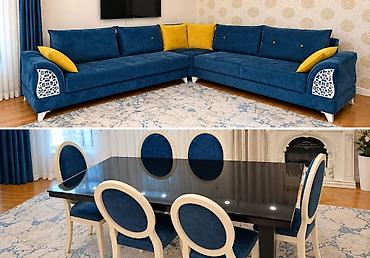 hamam dolablari: Stol 6 stul 280 azn Divan 490 azn satılır stol açılır 8 nəfərlik olur — 1