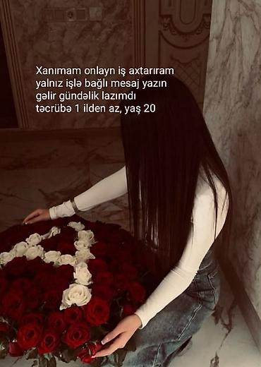kassir vakansiya restoran: Tecılı iş axtarıram onlayn
maaş gündəlik 15-20 azn — 1