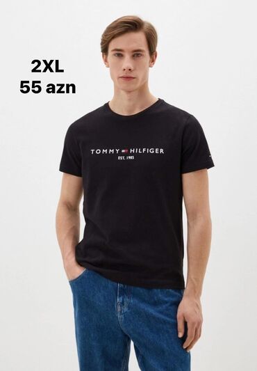 Futbolkalar: Futbolka, Tommy Hilfiger, 2XL (EU 44), rəng - Qara