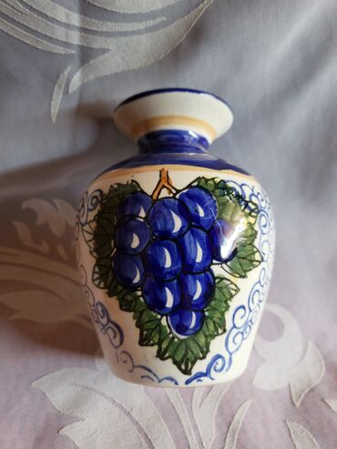 Ostali kućni dekor: Vazica nova dipinto amano,italijanska rucno oslikana iz 70ih. Vaza — 2