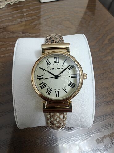 цена золотых цепочек: Классические часы часы, Anne Klein, Оригинал, Водонепроницаемые, Женские, Новый