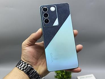 Уюлдук телефондор жана аксессуарлар: Vivo V27e, Колдонулган, 128 ГБ, түсү - Көк, 2 SIM — 1