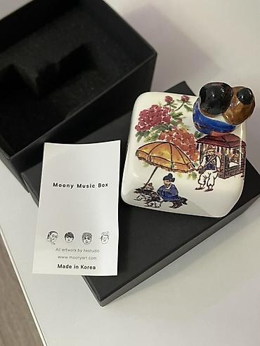 шкатулка: Корейская фарфоровая музыкальная шкатулка Moony Music Box (HKStudio) — 1