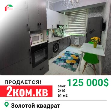 Продажа домов: 2 комнаты, 61 м², Элитка, 2 этаж, Евроремонт