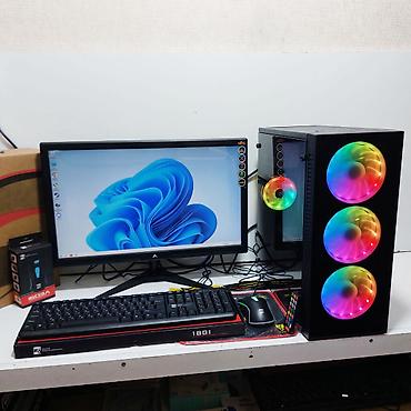 Masaüstü kompüterlər və iş stansiyaları: ŞOK ENDİRİM!!! Oyun üçün Kompüter "RGB Core i5 3470 16GB Ram GTX1050 — 6
