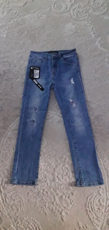 толстовка и джинсы: Джинсы и брюки, цвет - Синий, Б/у