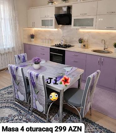 duz divan: Mətbəx üçün masa və oturma dəsti seçimləri 1) Masa + 4 oturacaq – 299 — 1