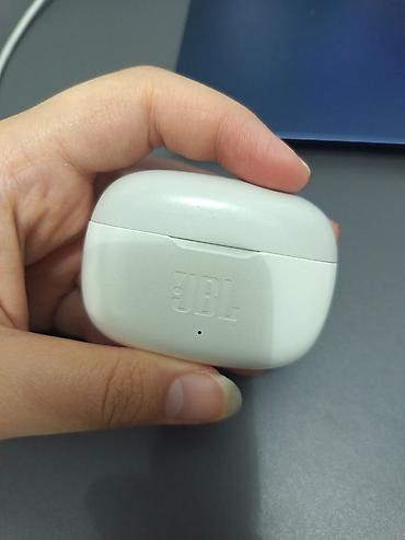 Qulaqcıqlar: İşlənmiş Simsiz (Bluetooth) Qulaqcıqlar, JBL, rəng - Ağ — 1