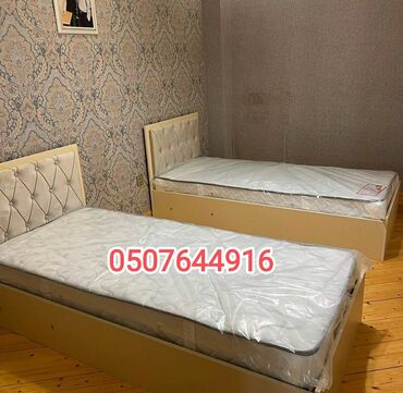 Çarpayılar: Yeni, Təknəfərlik çarpayı, Bazasız, Matras ilə, Siyirməsiz, Azərbaycan — 22