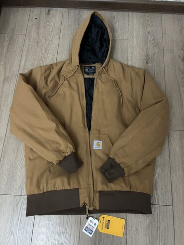 футболка для похудения hot shapers: Мужская куртка, L, Carhartt, Новый, цвет - Коричневый, Самовывоз, Бесплатная доставка, Платная доставка
