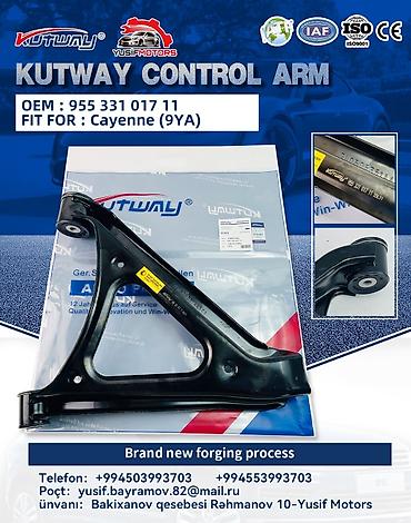 porsche cayen: KUTWAY idarəetmə qolu (Control Arm) - Model: Cayenne (9YA) üçün uyğun — 1