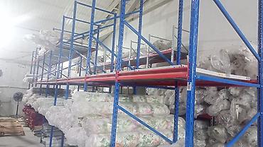 Стеллажи: Паллетные стеллажи для склада - Конструкция: разборная, рамная. Синие — 7