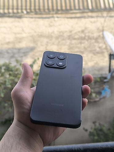 sensorlu: Honor X8a, 128 GB, rəng - Qara, Sensor — 1