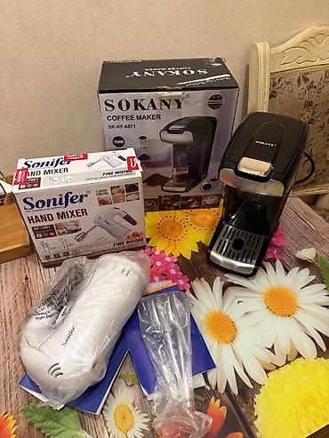 sonifer mikser: Qəhvə maşını Sokany, Avtomat, Su qabı ilə, Yeni — 2