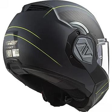 sunce kovin: LS2 Avant modularna kaciga za motocikl, veličine L, u mat crnoj boji — 4
