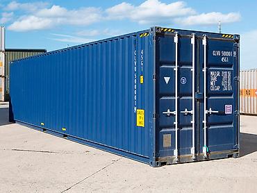 Морской контейнер 40-футовый High Cube (40HC), цельнометаллический