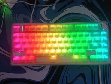 клавиатура для пабг: Клавиатура, Aula, Механическая, Bluetooth, Проводное подключение, Размер: 75%