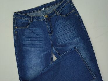 jeansy woskowane damskie: Jeans for women, 3XL (EU 46)