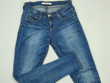 jeansowe spódnice z przetarciami: Джинси, S, стан - Хороший
