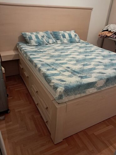 lesnina kreveti na razvlačenje: Double bed