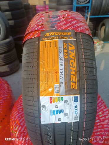 диски на 16: Anchee 235.55.18balansla birlikde 135