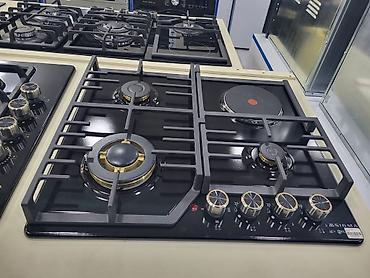 cezve: Qaz-elektrik kombinə olunmuş qaz plitələri – 60 sm enli, 4 ocaq gözü — 1