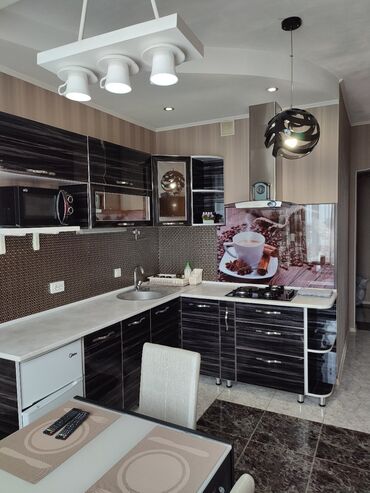 Посуточная аренда квартир: 2 комнаты, Душевая кабина, Постельное белье, Кондиционер — 8