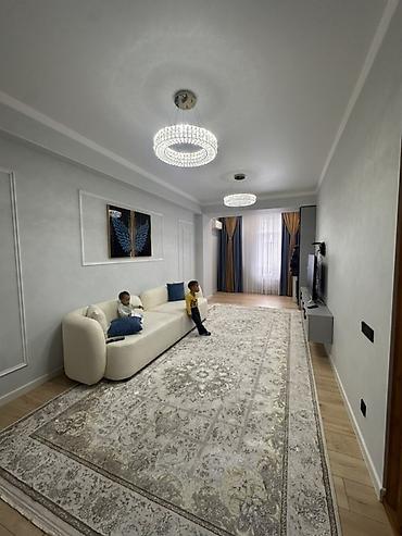 3 комнаты, 85 м², Тунгуч мкр Элитка, 2 этаж, Дизайнерский ремонт
