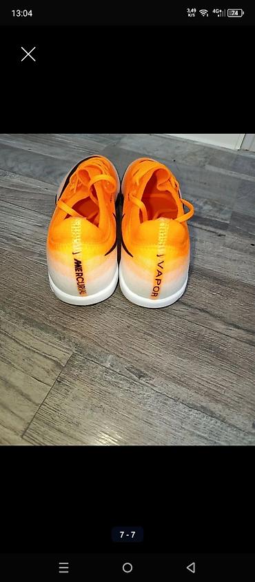 nike şalvar: Nike Mercurial Vapor – Narıncı/qara rəngli futbol butsisi (DİŞSİZ) — 7