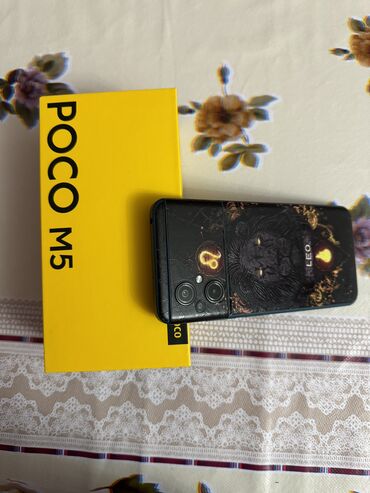 Poco M5, 128 GB, rəng - Yaşıl, Sensor, Face ID, Sənədlərlə
