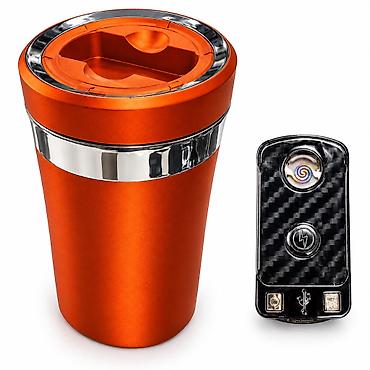 Nəqliyyat: Avtomobil üçün elektrik alışqanlı, LED işıqlı keramika külqabı — — 2