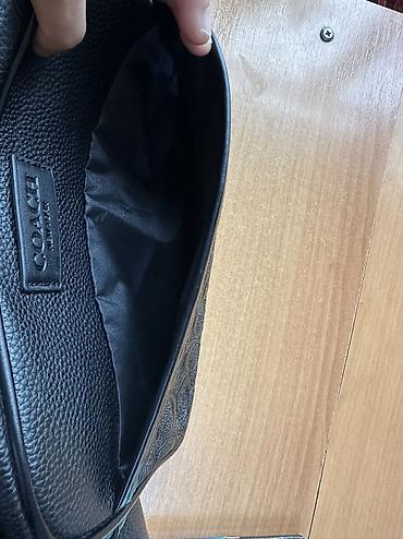 Сумкалар: Сумка, барсетка через плечо COACH New York, черная носил неделю, можем — 5