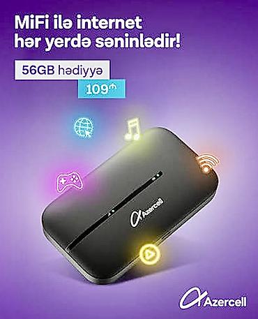 mini wifi router: Azercell MiFi – internet hər yerdə səninlə! - Daşınan MiFi router — 1