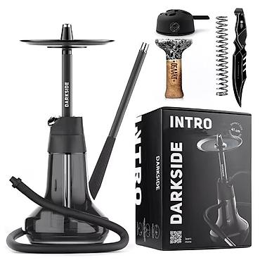 мини самсы: Кальян Darkside INTRO Hookah Set, цвет Black, компактный размер 41 см — 2