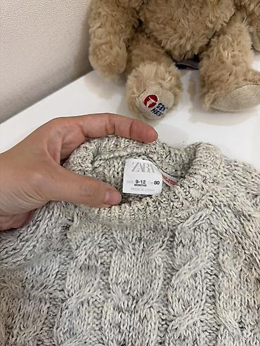 özcan zeynep örme: ZARA körpə sviteri - Model: kabel toxumalı trikotaj sviter - Rəng — 2