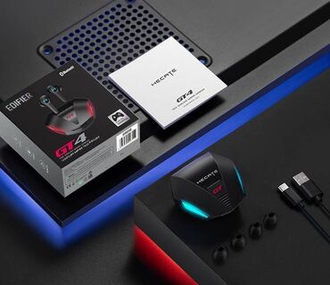 Qulaqcıqlar: Edifier GT4 True Wireless Gaming Qulaqlıqları – RGB ilə Ultra-Low — 9