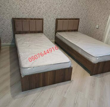 Çarpayılar: Yeni, Təknəfərlik çarpayı, Bazasız, Matras ilə, Siyirməsiz, Azərbaycan — 9