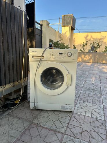 kamera maşın ucun: Paltaryuyan maşın Samsung, 5 kq, Avtomat, Qurutmasız, Kredit yoxdur