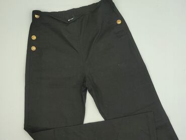 tesco spodnie damskie f f: Material trousers for women, size XL