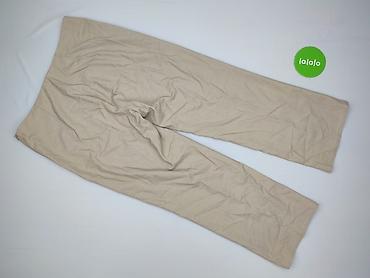 beżowy: Spodnie materiałowe damskie, rozmiar XL — 3