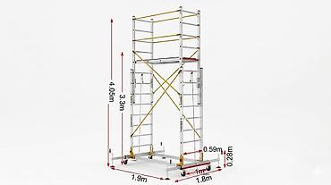nerdivan satisi: Alüminium mobil skafold (iskelə) sistemi - Material: yüngül və — 1