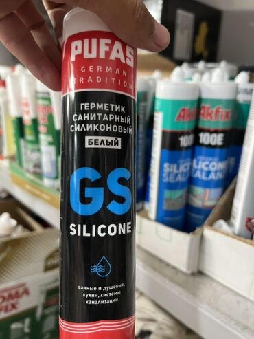 фильтры для дома: Санитарный силиконовый герметик Pufas GS. Подходит для использования в