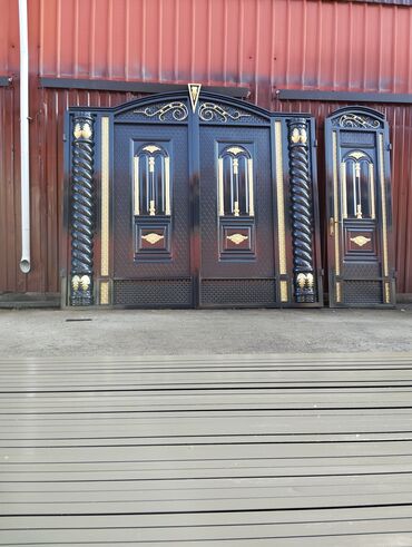 Откатные ворота: Ворота Бишкек принимаем заказы+ доставка и установка — 21