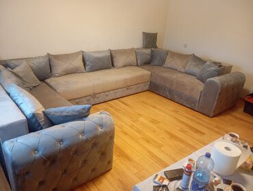 Ugaone garniture: Ugaona garnitura – moderni L oblik - Prostrana ugaona sofa sa dubokim — 13