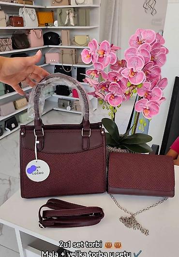 2u1 set torbi – mala i velika torba u jednom kompletu Opis: -