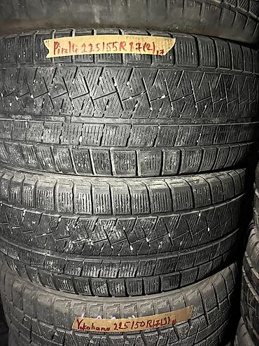 225 2f65 2f17: Шины 225 / 55 / R 17, Зима, Б/у, Пара, Легковые, Pirelli — 1