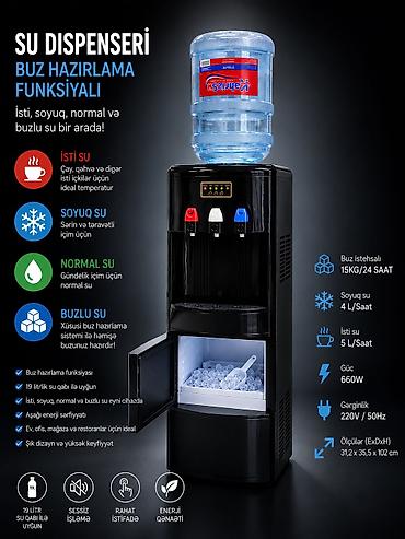 Dispenser Döşəməüstü, Su soyutma ilə, Yeni