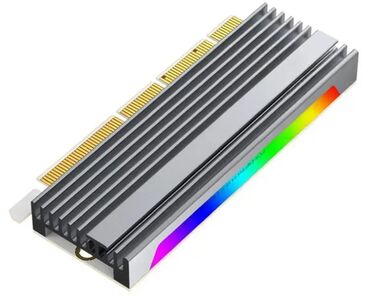 huawei nexus 6p cena: MAIWO Adapter M.2 NVMe na PCI-Express RGB Alu Heatsink (KT058) 🔷